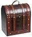 Chateau 6 Bottle Antique Wooden Wine Box by Twine