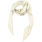 GHTIYLP Long Satin Neckerchief Versatile Ribbon Tie Neck Scarf Solid Color Skinny Womens Tie