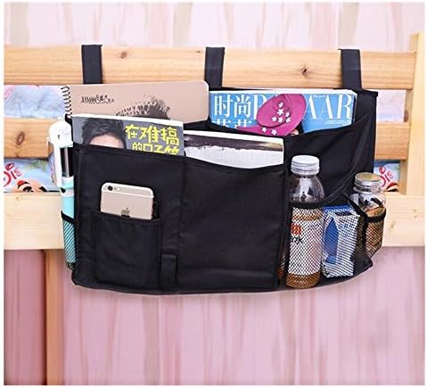 Osierl Oxford Baby Bedside Multifuntion Pockets Book Toy Water Diaper Velcro Storage Bag