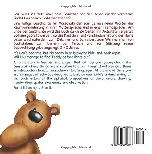 Wo bist du nur, Teddybär? - Where are you hiding, Teddy? ( Buch + Aktivitätsbuch auf Deutsch - Englisch) (Lou & Teddy) (Volume 1) (German Edition)