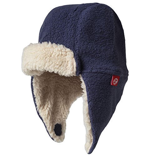 Zutano Cozie Fleece Furry Hat -Navy - 6M
