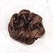 Bella Hair Messy Bun Hair Piece Real Human Hair Scrunchies for Women Instant Curly Up-do Hair Extension (#2 Dark Brown)