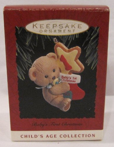 Hallmark 1993 Baby's First Christmas Keepsake Ornament QX5525