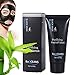 Peel Off Mask, Blackhead Facial Mask, Blackhead Remover Black Mask Deep Clean Mask , Premium Quality Mask Purifying Deep Cleansing Acne Resist Oily Skin Strawberry Nose Tearing style Cleansing Mask