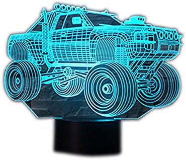 Optical Illusion 3D Lamp 7 Colour Changing SUV