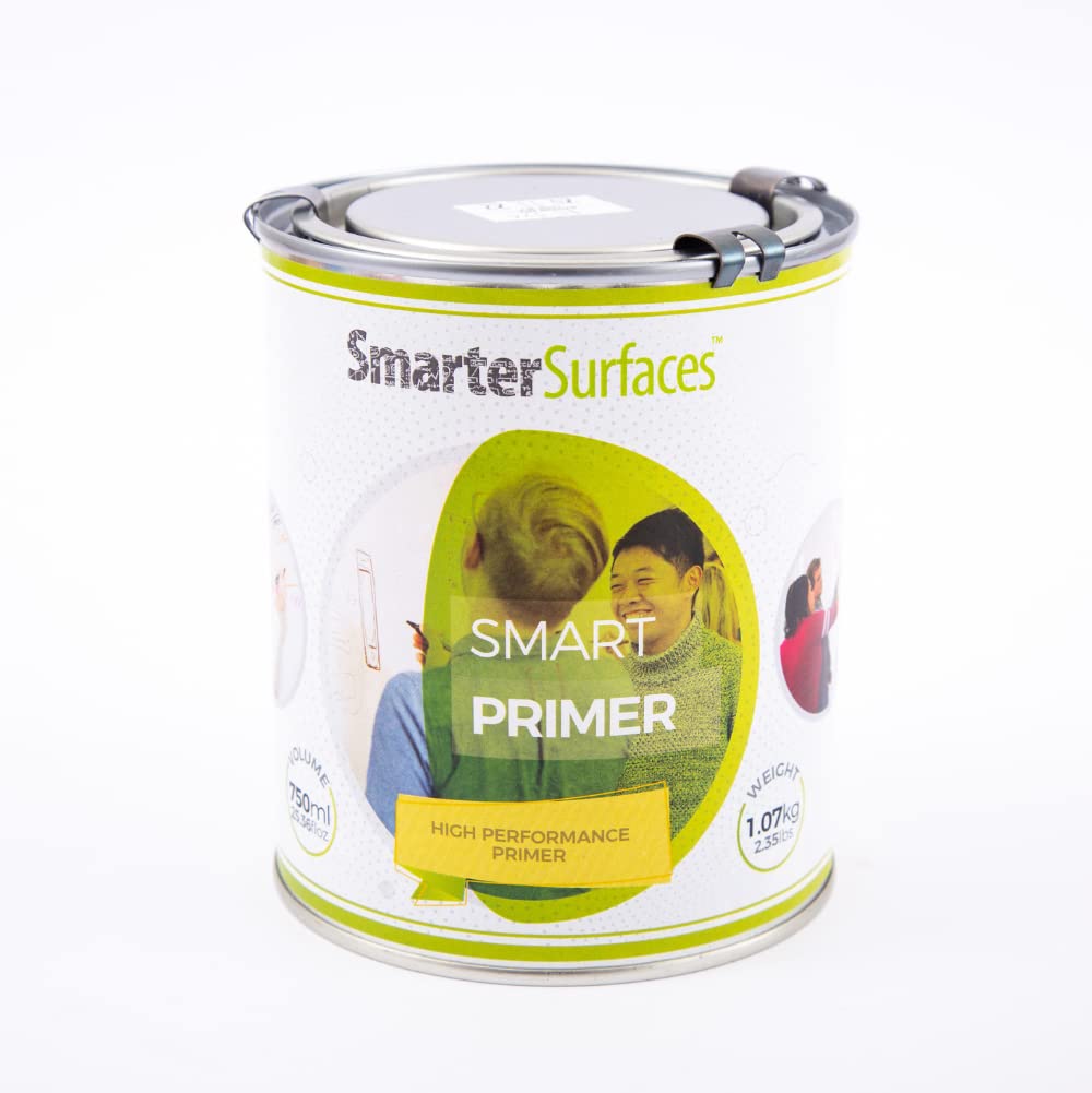 Professional Multisurface Smart White Primer by Smarter Surfaces | Not Toxic Water-based Primer White | Suitable for any surface: wood, metal, glass | 6mΒ² with 2 Coats Included