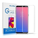 Galaxy s8 Screen Protector S8 Tempered Glass ALLCELE 3D Curved HD Clear Screen Protector Anti-Scratch Anti-Fingerprint[Case-Friendly] for Samsung Galaxy S8