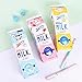 King&Pig 3pcs Creative School Pencil Cases Cute Animals Fruits Milk Box Pen Bag Kawaii Stationery Office School Supplies Stationery (milk)