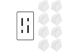 Fukaisu 8pcs Dimmer Switch Knob Replacement, Ceiling Fan Control Slider Knobs Light Switch Button Replacement Compatible with