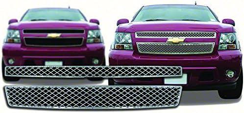 Premium OEM Style Chrome Grille Overlay Insert for 2007-2014 Chevrolet Tahoe LS, LT