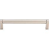 Top Knobs M1004 Bar Pulls Collection 6-5/16" Pennington Steel Bar Pull, Brushed Satin Nickel