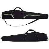 Waxaya 40/44/48/52 Inch Scoped Rifle Case Soft Shotgun Carrying Bag with Accessory Zipper Pockets