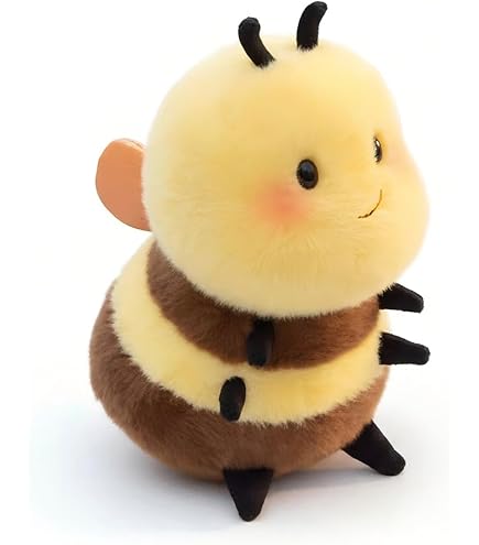 Wild Republic Ecokins Mini, Bee, Stuffed Animal, 8 inches, Gift