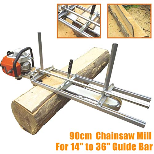 Tragbare Kettensägen-Mühle Beplankung Fräsen von 14 ‚' bis 36 ‚' Guide Bar Kettensägen 90cm Motorsäge Lumber… – Bild 2