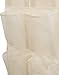 MISSLO Hanging Organizer Over The Narrow Closet Door For Shoes, Hats, Gloves, Snacks, Pack 2, Beige