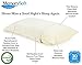 MemorySoft Ultra-Luxury Shredded Memory Foam Pillow Washable, Hypoallergenic and Cool Bamboo Case- Great as a Reading Pillow or Bed Rest Pillow - Standard Size Fits Twin to King