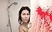 Bloody Shower Curtain Prank Set - 2 Color Changing Sheets That Turn Red When Wet, Red/White, 36x72in (91x182cm) Halloween Decoration Gag Gift Sheet That Color Changes One Side