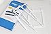 HAKDAY Hanger Stacker Organizer Stand, White Portable Hanger Holder Laundry Room Organization Hanger Rack Storage