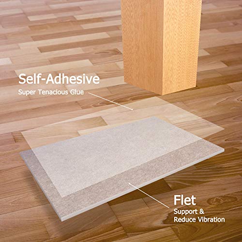 Felt Furniture Pads , Furniture Pads Hardwood Floors 8" x 6" x 1/5