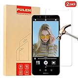 [2-Pack] PULEN for Huawei Y7 2018 Screen Protector,HD Clear Film [Scratch Resistant Anti-Fall] [Bubble Free] [Anti-Fingerprints] 9H Hardness Tempered Glass Screen Film for Huawei Y7 2018