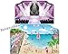 18 Inch Doll Playscene, Reversible Beach and Fashion Runway Scenes Perfect for 18 Inch American Girl Dolls & More! Beach & Runway Playscene