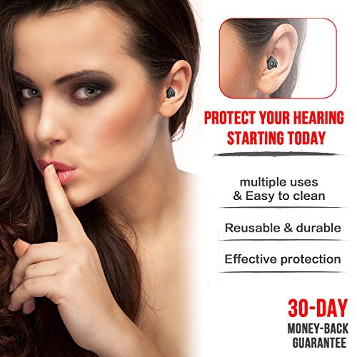 High Fidelity Concert Earplugs - Ear Protection & Noise Reduction Sleep Earplugs for Musicians, Djï¼ŒDrummers, Motorcycle, Travel ï¼ŒSleeping Ear Plugs.ï¼ˆComfortable and Breathableï¼‰