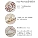yanstar Ivory Sash Crystal Applique Wedding Bridal Belts In Rose Gold With Pearls Beaded On Wedding Prom Dress-7.7In*2In