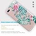 iPhone 8 Case,iPhone 7 Case,Flowers Aloha Love Summer Tropical Hawaii Floral Case for Girl Women Good Vibes Only Palm Tree Beach Rose Clear Soft Case Compatible for iPhone 7/iPhone 8