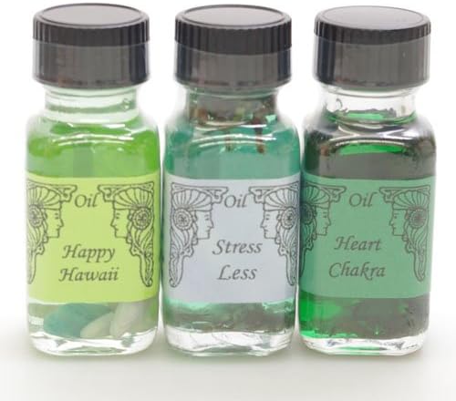 Amazon 癒しにオススメの3本セット アンシェントメモリーオイル チャクラ ストレス軽減 幸福のハワイ ドラッグストア
