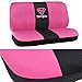 Warner Brothers Supergirl Seat Cover & Floor Mat for Car - Universal Fit Auto Accessories w/ Belt Pad, Steering Cover
