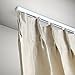A&F Rod Decor New White, Ceiling Mount 8 ft Curtain Track Kit