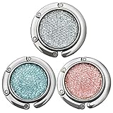 3 Pack Foldable Purse Hook - Folding Handbag Table Hanger