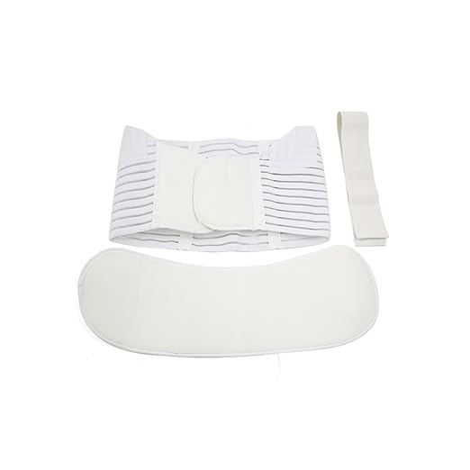 Amazon.com: eDealMax Blanco L de Correa de soporte de maternidad Embarazo Cintura Abdomen del apoyo trasero Banda: Health & Personal Care