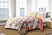 Greenland Home Watercolor Dream Quilt Set, 2-Piece Twin, White