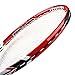 Senston Adult Tennis Racket Prestrung Tennis Racquet 27 inch Strung with Cover,Tennis Overgrip, Vibration Damper(Red)