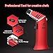 TROPRO Blow Torch, Culinary Torch Refillable Kitchen cooking Butane Torch Lighter with Safety Lock and Adjustable Flame, Perfect for Creme, Brulee, Toasting, Barbeques [butane gas not included]