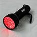 HQRP Portable Professional 51 LED Deep Red Flashlight with a Large Coverage Area for Observation, Ornithological Night Watching and Spotlighting of The Nocturnal Animals
