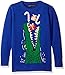 Alex Stevens Little Boys' Gator Gifts Sweater, Blue Combo, 5