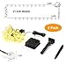 Brizled Solar String Lights, 2 Pack Total 42.66ft 60 LED Solar Globe String Lights, 8 Modes Crystal Ball Solar Patio Lights Outdoor Waterproof for Yard Garden Wedding Pergola Gazebo Bistro, Warm White