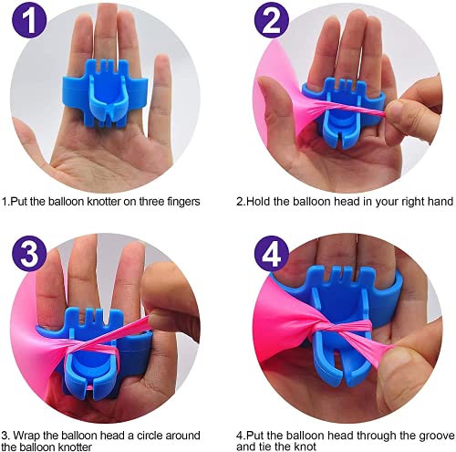 Tee Vee 6 Sets 28inch Balloon Stand Holders Kit Table Desktop Balloon Column Stand with 5m Balloon Tape Strip & Balloon Tie Tool for Birthday Wedding Party Festival Event Decorations