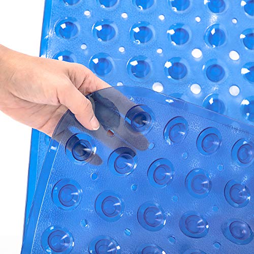COMUSTER Bathtub and Shower Mats, Extra Long NonSlip Bath Mat (39" x