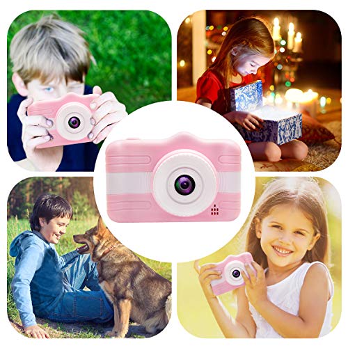 Joytrip Kids Digital Camera 3.5 Inch Screen Mini Rechargeable Toy Camera Gifts for Kid Boys & Girls Ages 4-12 Child Selfie Camera Camcorder(Pink) ... - Thumbnail 5