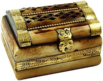 Caja de hueso, 4 x 3 x 2,5 cm: Amazon.es: Hogar