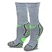 No Binding Viscose from Bamboo Colorful Diabetic Crew 6-Pairs Socks for Men (10-13, Basic)