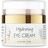 Deluvia Eye Cream Moisturizer, Under Eye and Around Eye Hydrating Eye Cream, Organic Aloe Vera, Vitamin E, Rosehip Seed Oil for Dry Skin and Wrinkles.(.5 Oz)