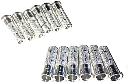12pcs/lot Shaft Aluminum Inserts .244 for Carbon Arrows, Fits 9/32" OD Arrows