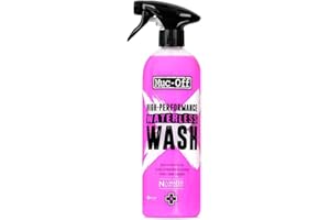 Muc-Off High Performance Waterless Bike Wash 750ml (Pack of 1) | Spray & Wipe Bike Cleaner | No Water Needed | Safe on Carbon Fibre | Cleans & Polishes with a Streak-Free Finish