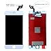 RSTH White LCD for iPhone 6S Plus 5.5 inch LCD Screen Touch Digitizer Replacement with 3D Touch Frame & Repair Tools Kit Display