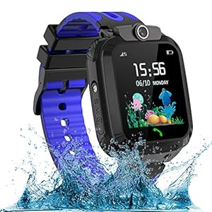 Kinder Smartwatch Phone Wasserdicht IP67 Kids SmartWatches Uhr LBS Tracker SOS Voice Chat Jungen Mädchen für Weihnachten…