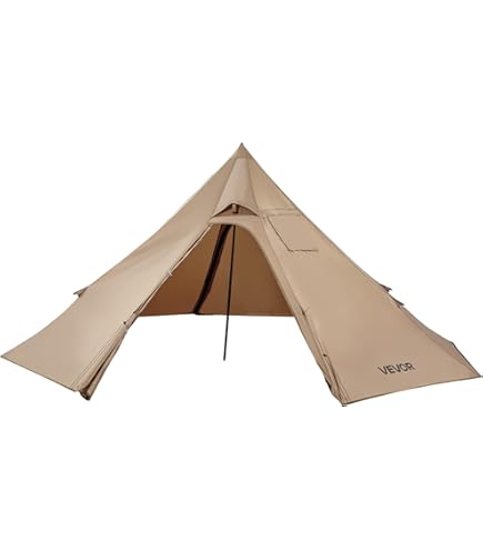 Amazon.com : Vilemoon Tipi Hot Tent with Fire Retardant Stove Jack